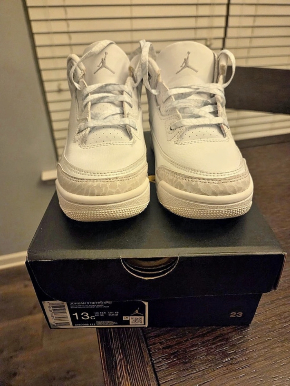 Jordan Air Jordan 3 Retro PS 'Pure Money' White Girls US 13C